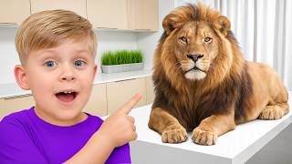 Petualangan Hewan Liar di Rumah | Anak-anak Belajar Nama Hewan