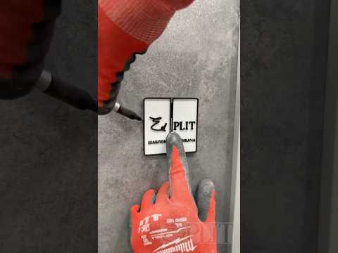 Flush switch, built into tile 💡🔥🙌