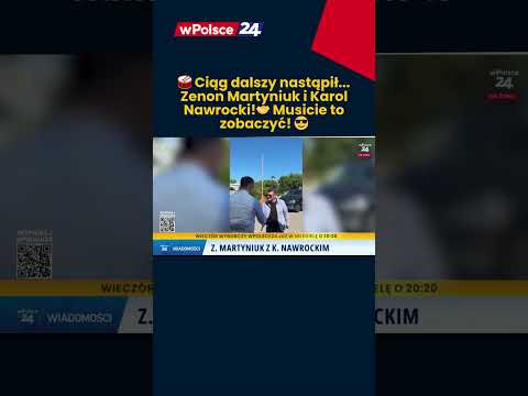 Ciąg dalszy nastąpił... Zenon Martyniuk i Karol Nawrocki! 🤝
