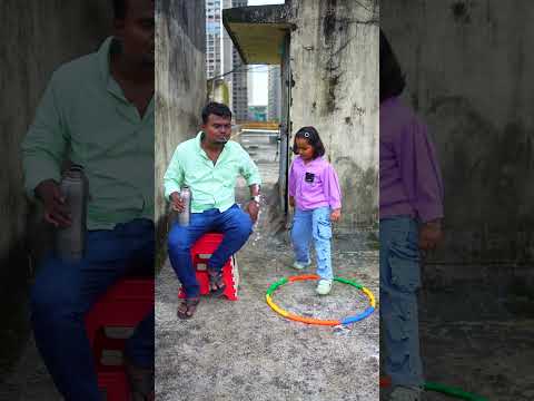 Funny Jump in hula hoops Ring 😂 #shorts #funnyshorts #funnyvideo