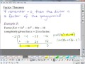 Factoring and Finding Zeros with Synthetic Division