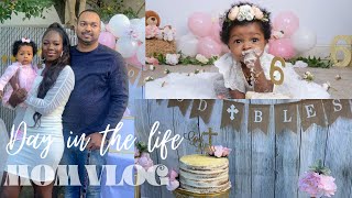MOM VLOG | 6 MONTHS PHOTOSHOOT, CHRISTENING, SMALL GET TOGETHER