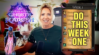 What you SHOULD do First Week of 11.2 ! Season 3 Ghosts of K'aresh Player Power Guide 