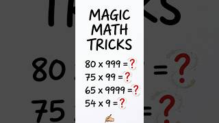 Magic Math Trick in 3 Seconds! 😱 Can you solve the last one? #shorts #mathtricks #mentalmath