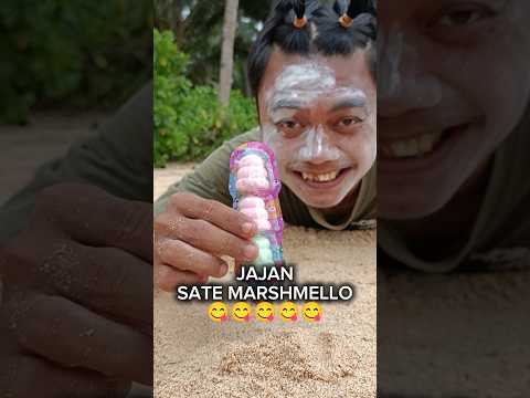 JAJAN SATE MARSHMELLO untuk rudi #shorts