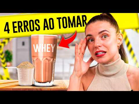 4 PIORES ERROS AO TOMAR WHEY PROTEIN