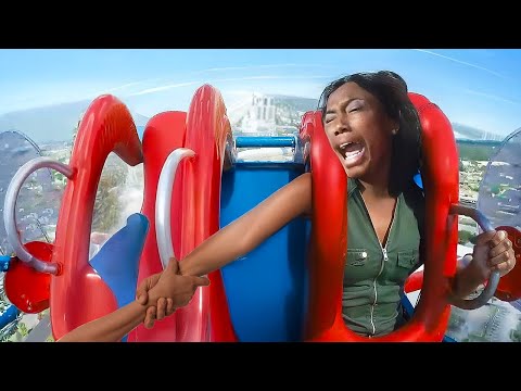 Mom gets BANNED From Ride After This…