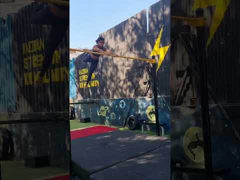 Calisthenics Freestyle Dynamics | Swing 540, Alley Hoop Swing 360 Shrimp Flip Dislocate front regrab