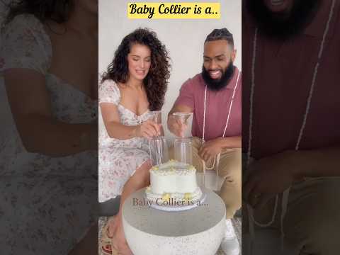 Cute Collier family baby gender reveal is beautifu 🥰 Watch from the link in the post 👇🏽
