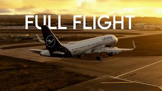 LUFTHANSA A320neo flight from Frankfurt to Edinburgh in MICROSOFT FLIGHT SIMULATOR 2024