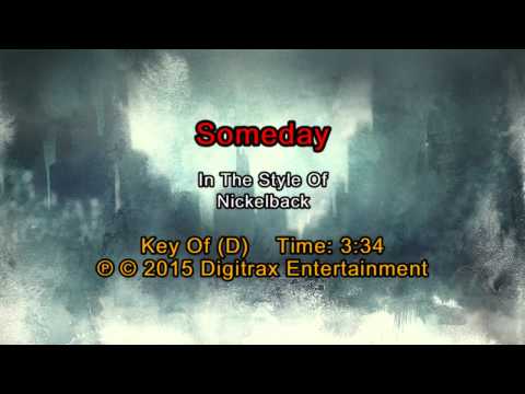 Nickelback – Someday (Backing Track)