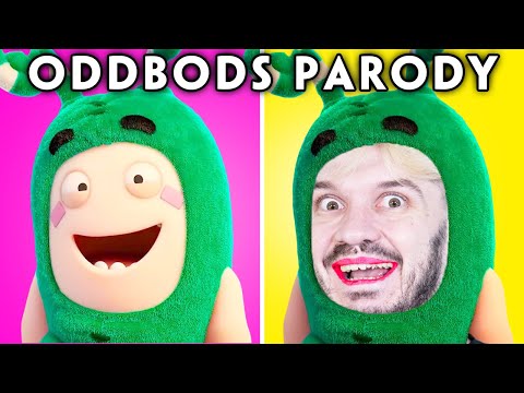 Oddbods vs Es Krim | Oddbods dengan anggaran nol | Parodi Kartun Lucu | Wow Parody Indonesia