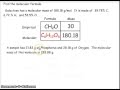 Empirical and Molecular Formulas