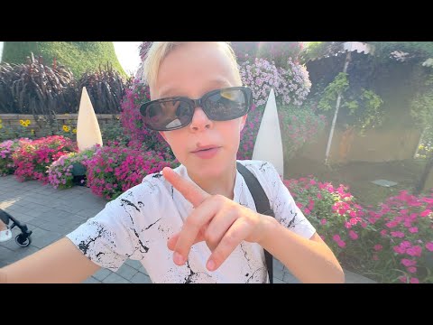 DEZE PLEKKEN HADDEN WE NOG NiET GEZiEN iN DUBAI ( Miracle Garden) | WEEKVLOG #28| Luan Bellinga #180