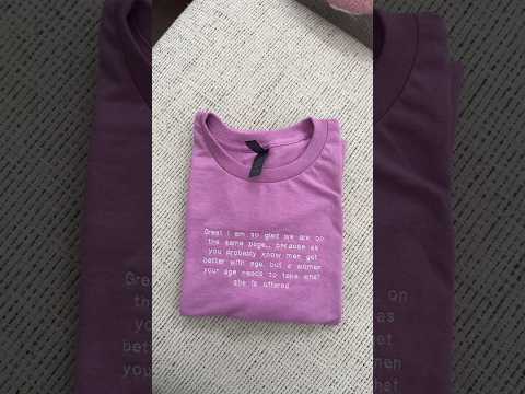 PT 96- embroidering the dumb sh*t men say to my friends on tshirts for them #embroidery