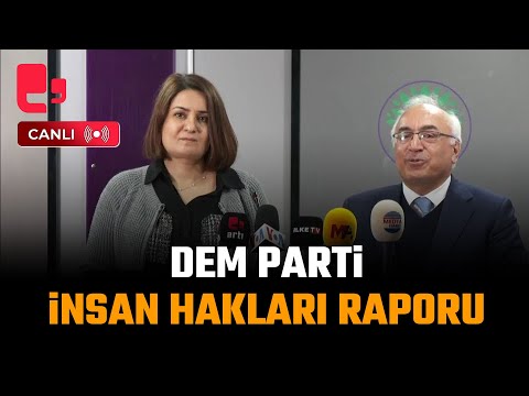 #CANLI | DEM Parti Hukuk ve İnsan Hakları Komisyonu basın toplantısı