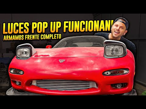 Proyecto RX-7 con MOTOR 2JZ Restauramos las LEGENDARIAS LAMPARAS POP-UP de los 90s