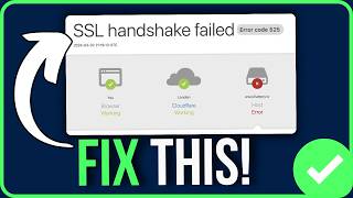 HOW TO FIX SSL HANDSHAKE FAILED ERROR CODE 525 (2026)