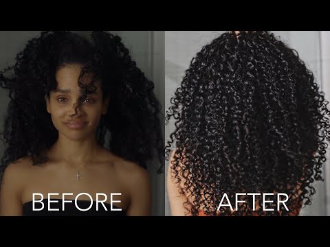 Full Curly Hair Routine | Winter TLC