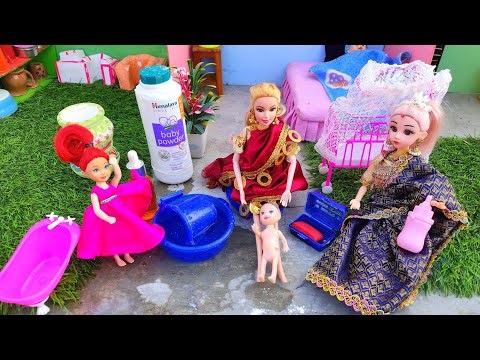 Barbie Doll All Day Bedtime Indian village /Pooja ki kahani part 71/Barbie Doll Bedtime Story||