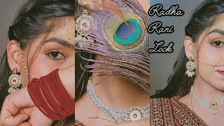 Janmashtami special// radha rani look 