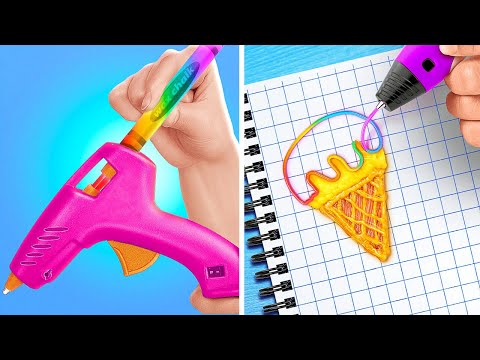 ¡MANUALIDADES CON PISTOLA DE PEGAMENTO! || Ideas Caseras y Trucos de Vida Fáciles por 123 GO Like!