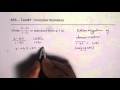 Complex Number Operations and Properties