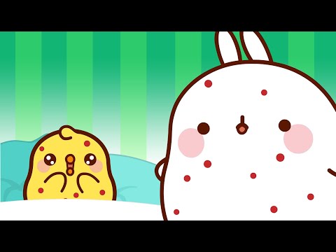Molang | Piu Piu Gets Chickenpox 🤒 | Funny Cartoon For Kids