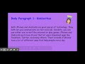 Crafting Effective Compare and Contrast Paragraphs