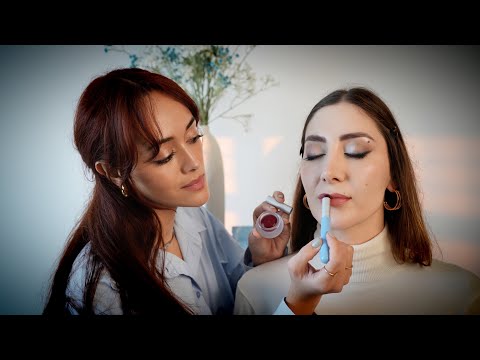 ASMR Soft Effortless Smokey Makeup Look | Skin Prep, Color Correcting & Color Matching Soft Spoken