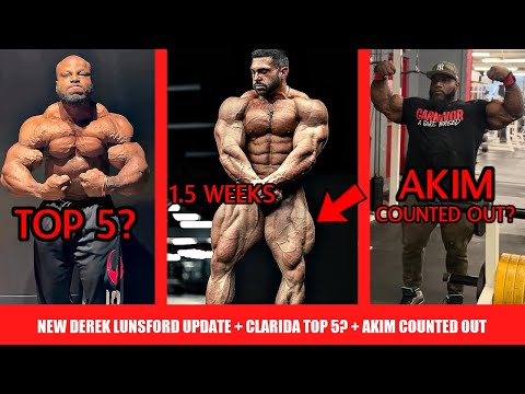 Derek Lunsford Update 1.5 Weeks Out + Shaun Clarida Top 5? + Nobody is Talking About Akim Williams