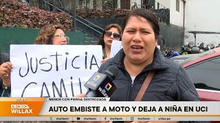 Al Día con Willax - SET 24 - 3/5 - AUTO EMBISTE A MOTO Y DEJA A NIÑA EN UCI | Willax
