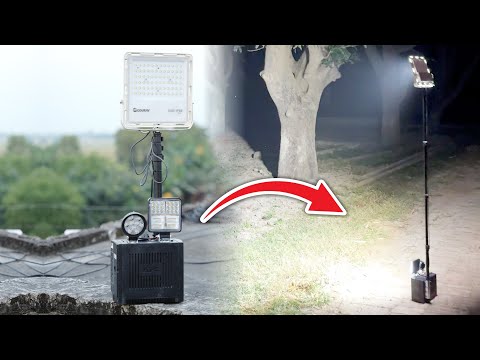 Building Rechargeable Powerful LED Light | How to Make Portable Bright LED Light