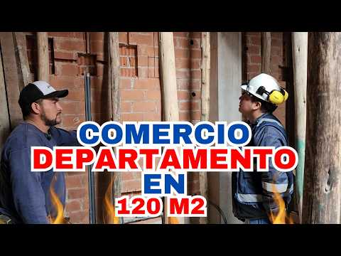 Casa de 6x20 (Local comercial y departamento) Así se logró... 👷‍♂️🚧