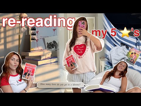 re-reading my 5 ⭐️'s = the best birthday gift 🥳📖🎂 *reading vlog*