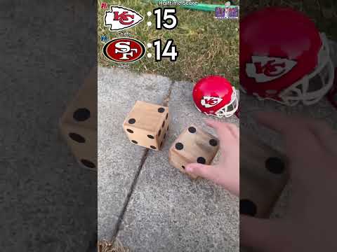 Super Bowl 58 Dice Roll Simulation (Chiefs Vs 49ers)