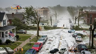 Chaos in Kansas & Tennessee: Hailstorm Devastates Homes and Cars in Wichita and Knoxville!