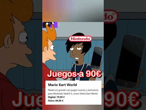 Precio de juegos en Switch 2 #nintendo #nintendoswitch #switch2 #switch #humor #videojuegos #gaming