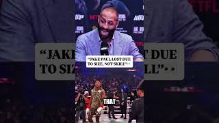 DID JAKE PAUL ONLY LOSE TO AJ DUE TO SIZE? #jakejoshua