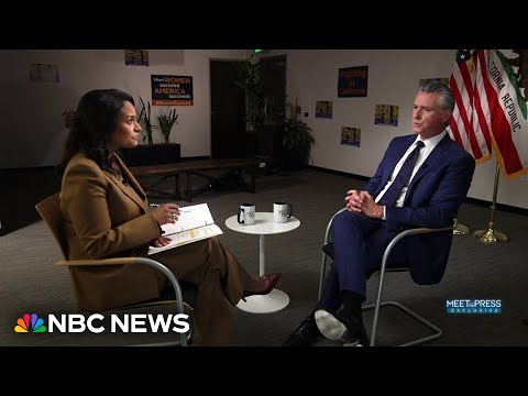 YouTube video thumbnail: Gavin Newsom Defends Sticking by Biden, Addresses Kamala Harris’ 2024 Loss