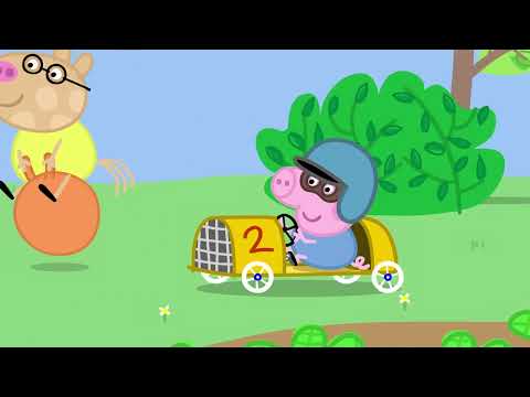 George's Racing Car! 🏎️ | Peppa Pig | Peppa Videos |