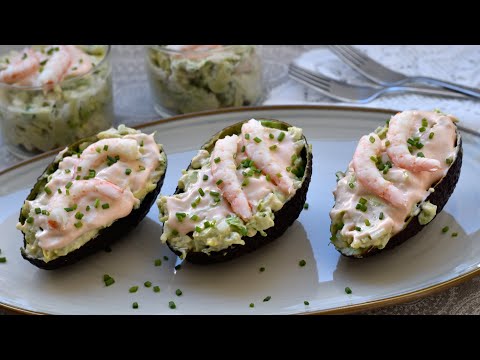 Aguacates rellenos, un entrante perfecto