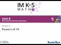 Powers of Ten and Operations