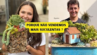 PORQUE ISSO ACONTECEU? PARAMOS DE VENDER SUCULENTAS