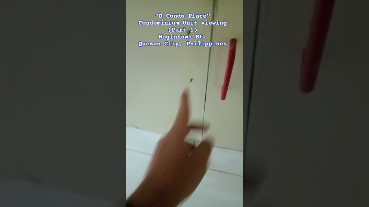 D Condo Place (1 bedroom unit) at Maginhawa St, Quezon City, Metro Manila, Philippines - Part 1