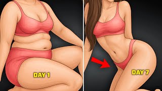 How To Lose Belly And Side Fat In 7 day || 10 kg weight loss exercise at home 