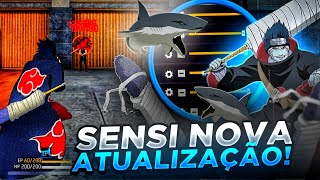 SAIU! a MELHOR SENSIBILIDADE COM e SEM DPI para SUBIR CAPA na NOVA ATUALIZAÇÃO!!! 🔥 Sensi + DPI FF