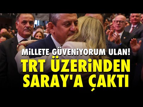 MİLLETE GÜVENİYORUM ULAN..! TRT HABER ÜZERİNDEN SARAY'A ÇAKTI..
