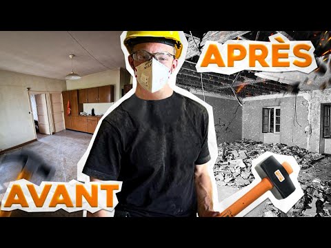 J’ai CASSÉ toute ma maison… Grosse erreur ? | DEMOLITION LeRefuge#13