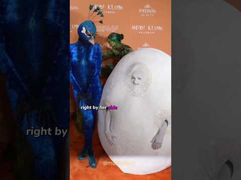 Heidi Klum accused of forcing  husband Tom Kaulitz to be an egg for Halloween?  #shorts